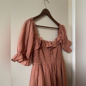 On/off shoulder dress